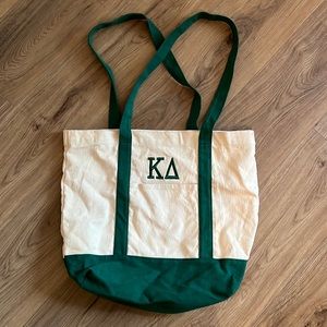 Kappa Delta Canvas tote bag